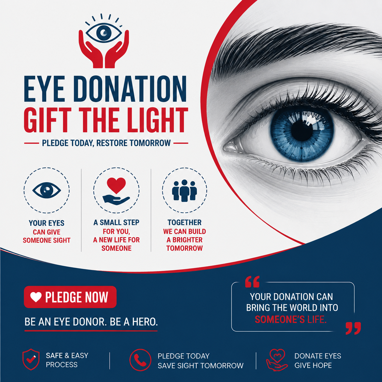 Eye Donation — Gift the Light. Pledge today, restore tomorrow.